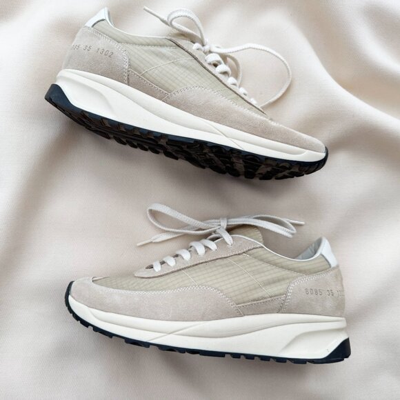 Common Projects Track 80 Sneaker in Tan, size 35 - Picture 8 of 11